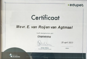 Certificaat Chiptraining